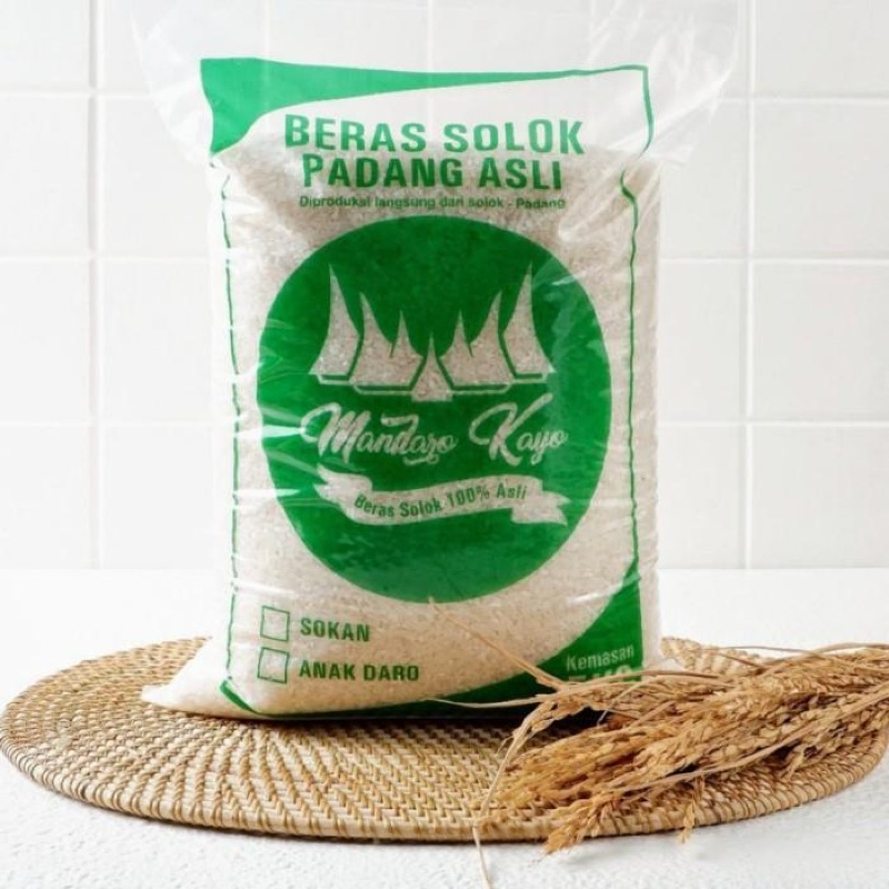 Beras Solok Padang Asli Mandaro Kayo