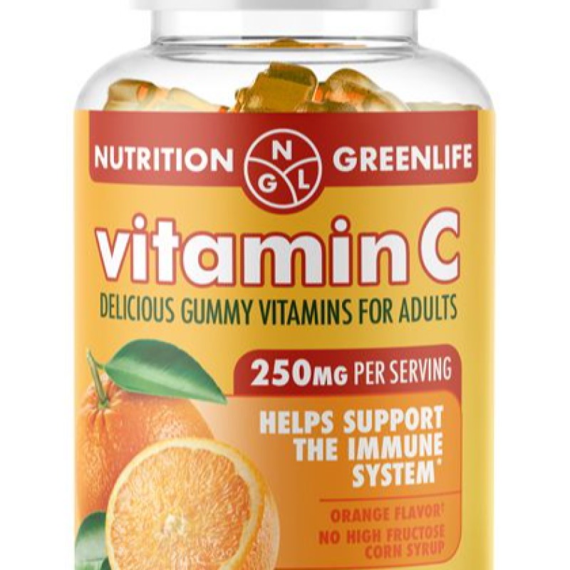 Greenlife Vitamin C Gummies 250mg Orange Flavor 60 Gummies