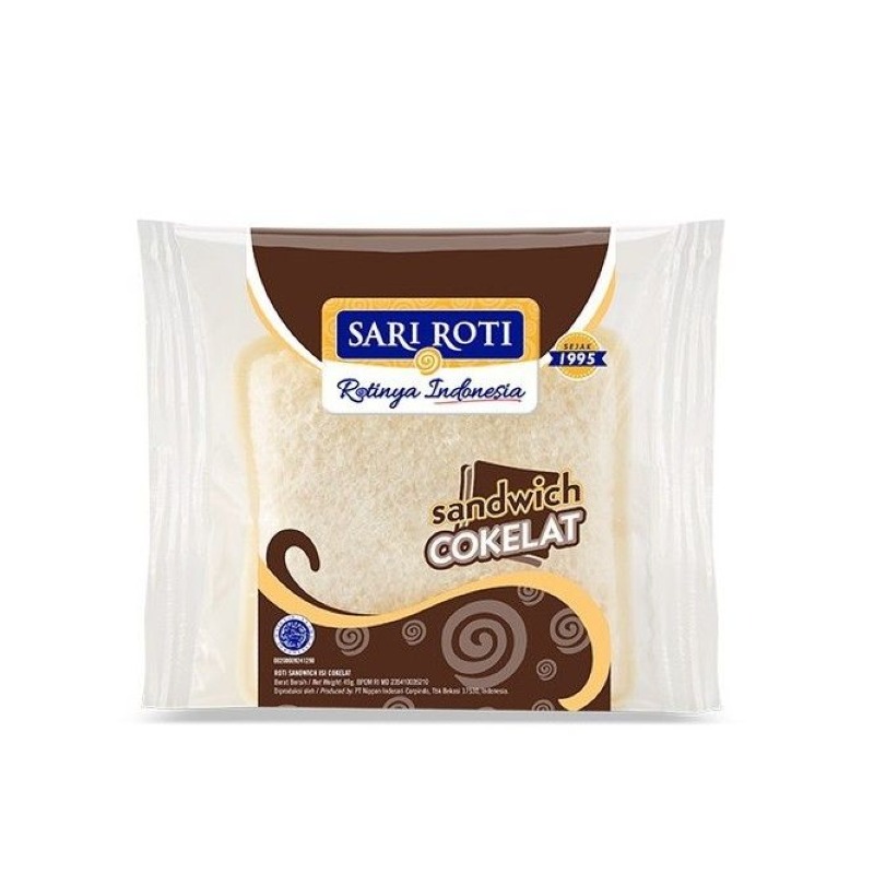 Sari Roti Sandwich Isi Cokelat